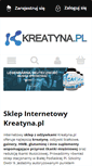 Mobile Screenshot of kreatyna.pl